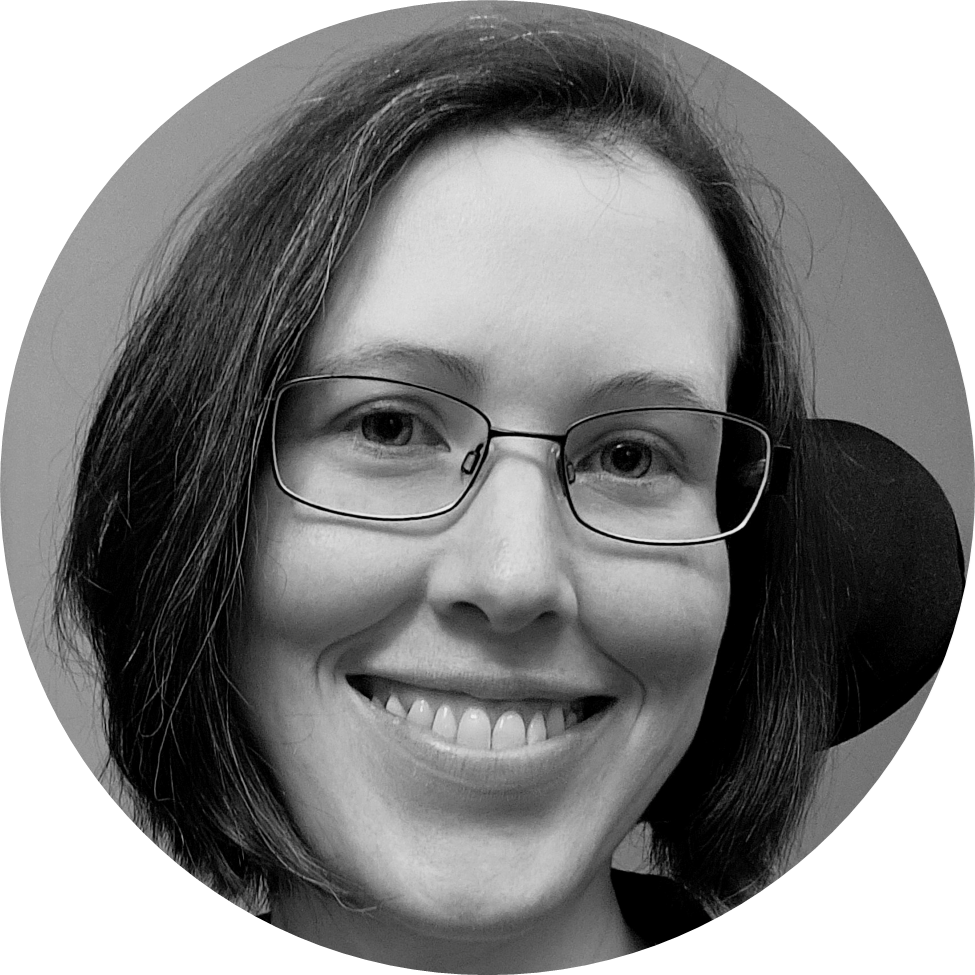 Close up face of SarahJean.