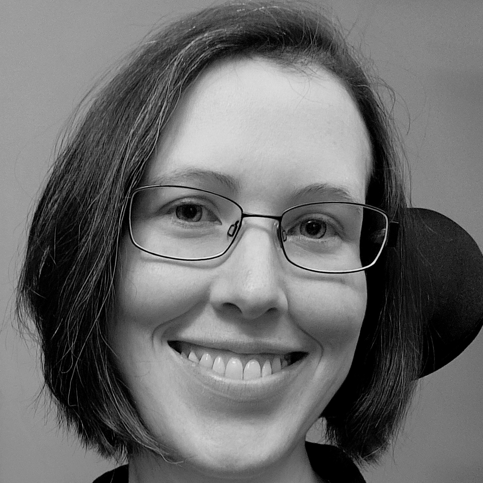 Close up face of SarahJean.