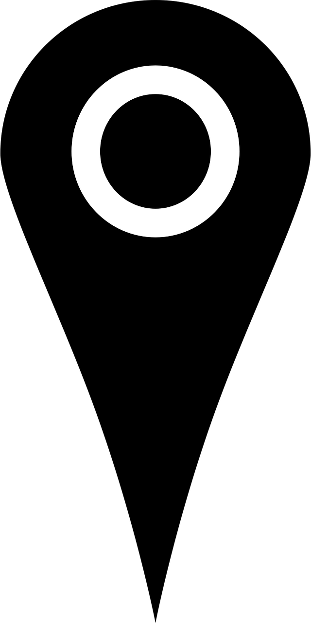 Icon place marker for a map.