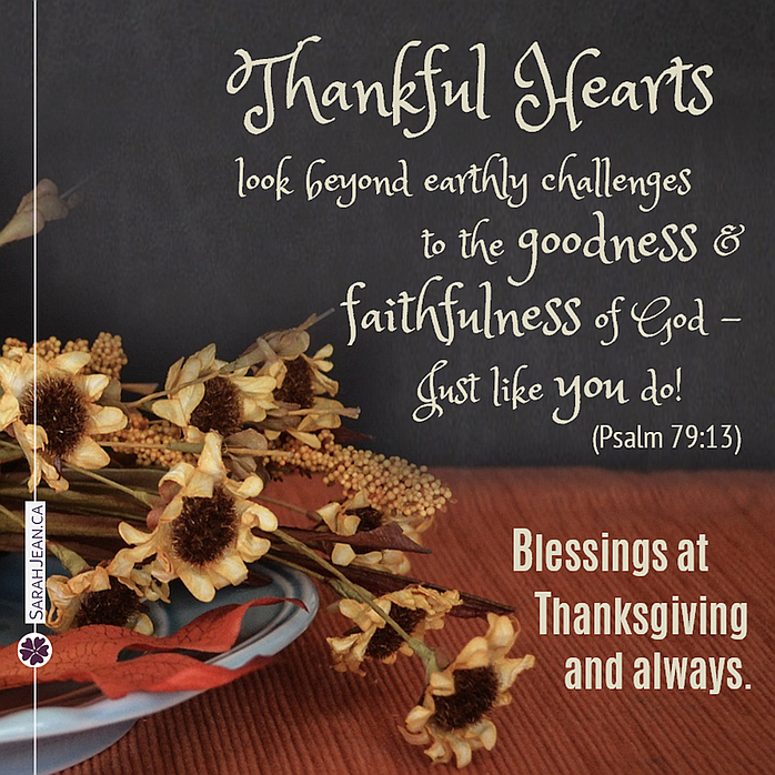 Thanksgiving Seasonal eCard with mini sunflowers laying on a plate.